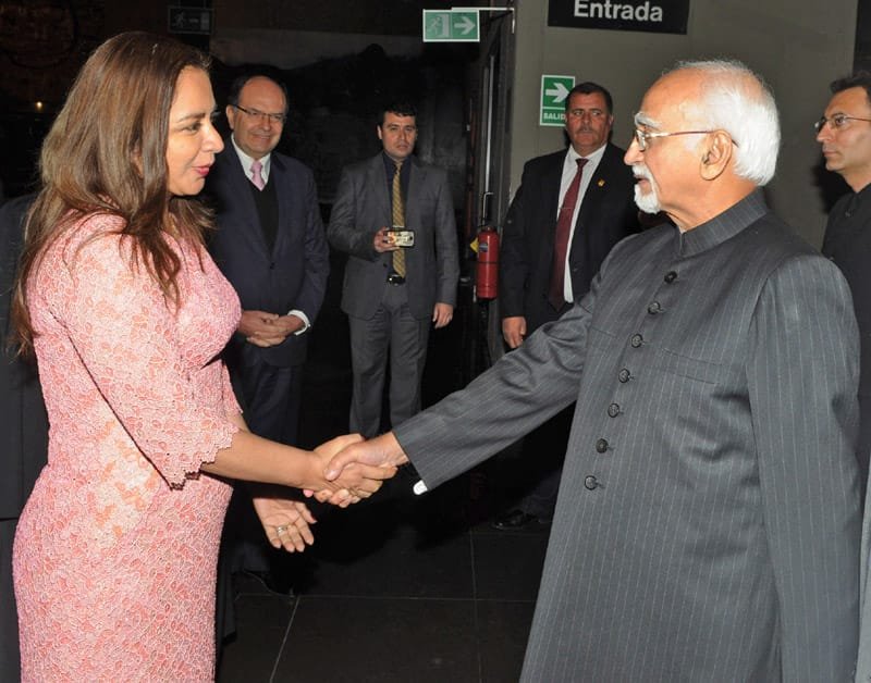 The Vice President, Shri Mohd. Hamid Ansari and the Vice President of Peru,…