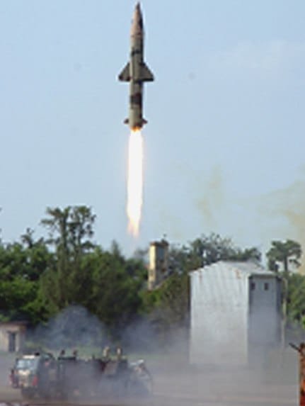 Prithvi-II Missile launched from Chandipur Range
