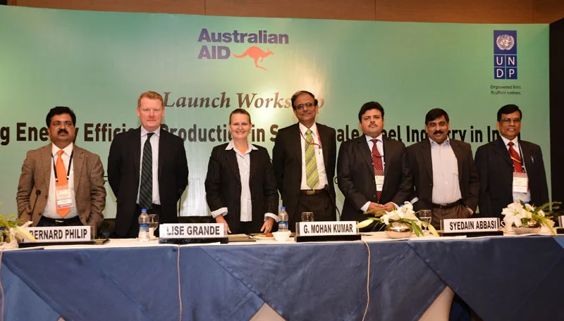 The Secretary, Ministry of Steel, Shri G. Mohan Kumar, the United Nations Resident…