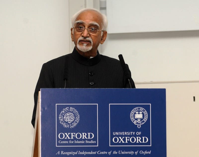 The Vice President, Shri Mohd. Hamid Ansari delivering Lecture on Identity and Citizenship:..