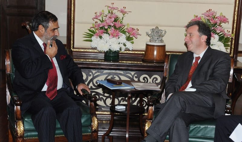 The Minister for Government Policy, UK, Mr. Oliver Letwin meeting the…