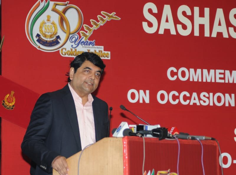 The Minister of State for Home, Shri R.P.N. Singh addressing at the release of a…