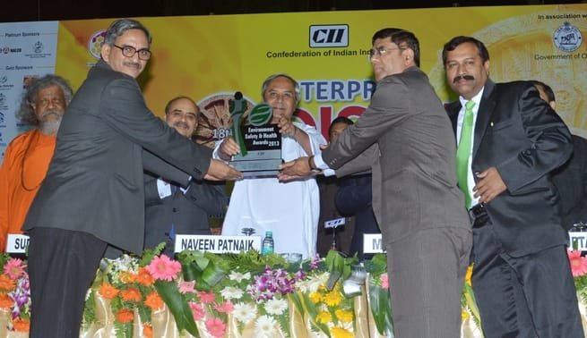 NSPCL Rourkela receives CII (Odisha) Award for Best Practices in Safety, Health & Environment