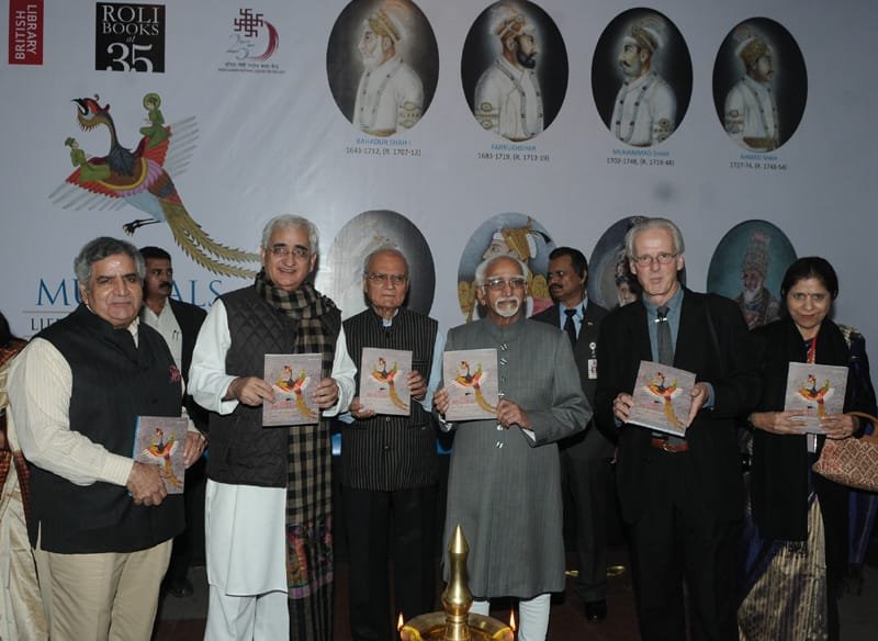 The Vice President, Shri Mohd. Hamid Ansari releasing a book on paintings…