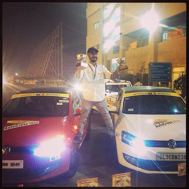 ADRENALINE GUSHER -” JAIDEEP SINGH” QUALIFIES INTO THE FINALS OF AUTOCROSS 2013 IN TWO CATEGORIES