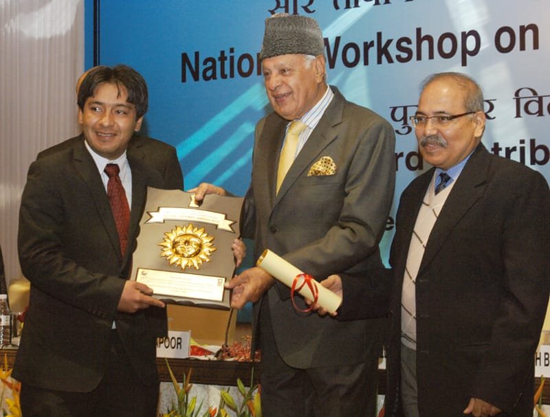 The Union Minister for New and Renewable Energy, Dr. Farooq Abdullah…