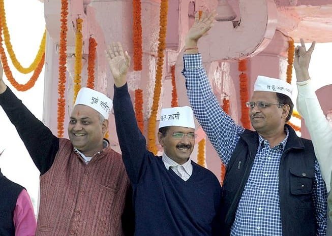 ARVIND KEJRIWAL SWORN IN AS 7TH CHIEF MINISTER OF DELHI