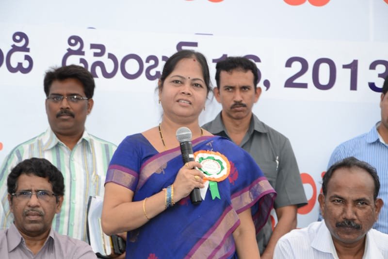 The MLA, Badhrachalam, Smt. Kunja Satyavathi addressing at the…