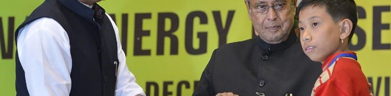 The President, Shri Pranab Mukherjee presented the National Painting...