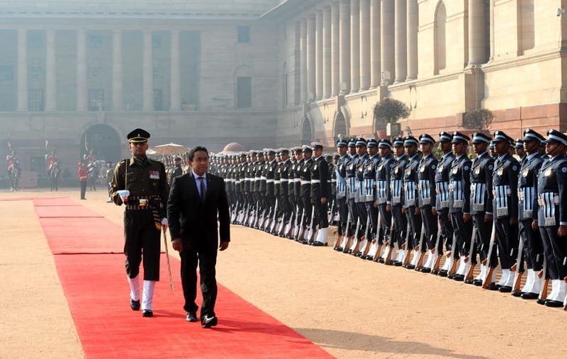 The President of the Republic of Maldives, Mr. Abdulla Yameen Abdul Gayoom…