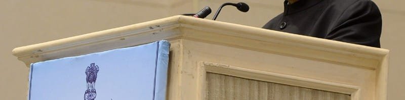 The President, Shri Pranab Mukherjee addressing at the presentation of the...