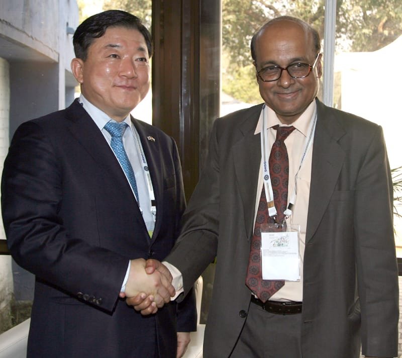 The Deputy Minister of Defence, Korea, Mr. Lee Young calls on the Secretary…