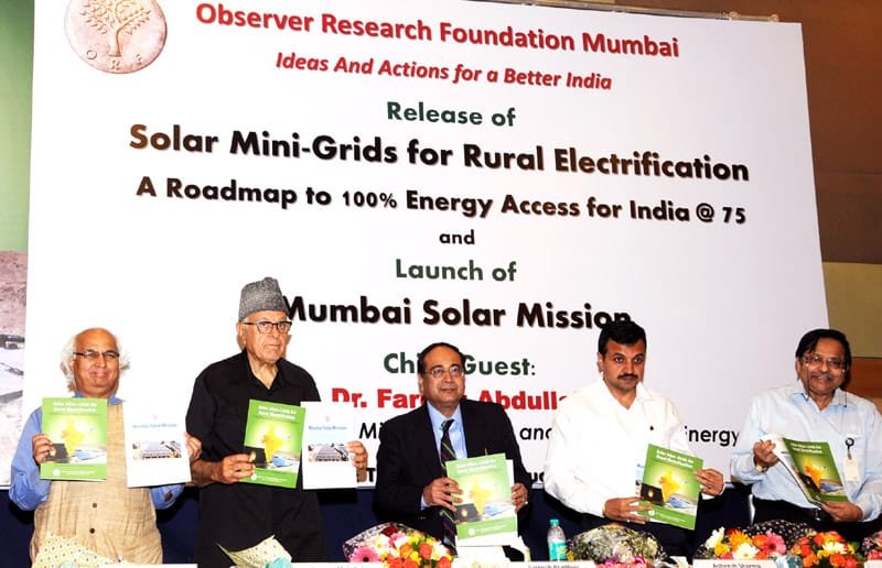The Union Minister for New and Renewable Energy, Dr. Farooq Abdullah…