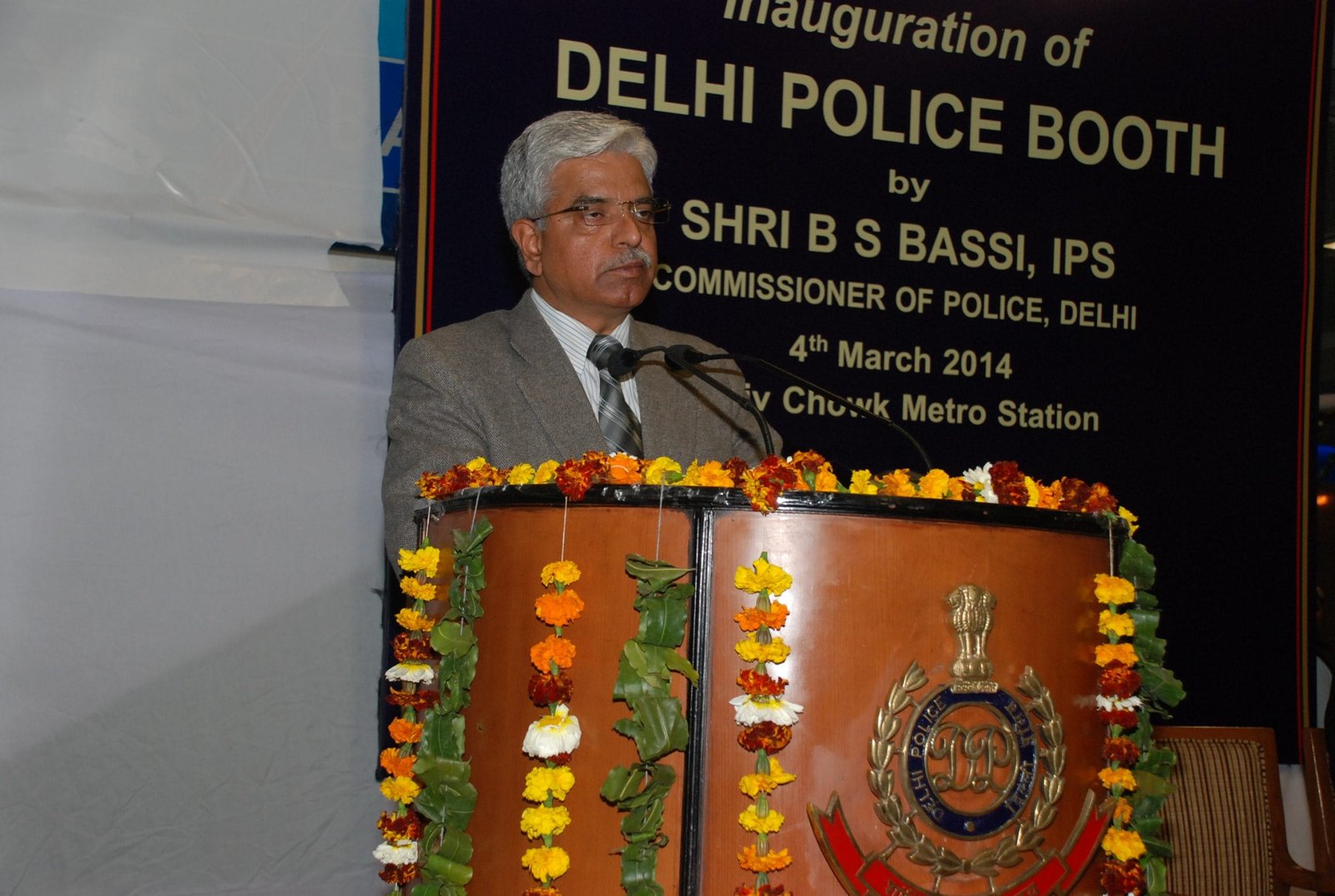 B S BASSI (IPS),DELHI POLICE COMMISSIONER INAUGRATES POLICE ASSISTANCE…