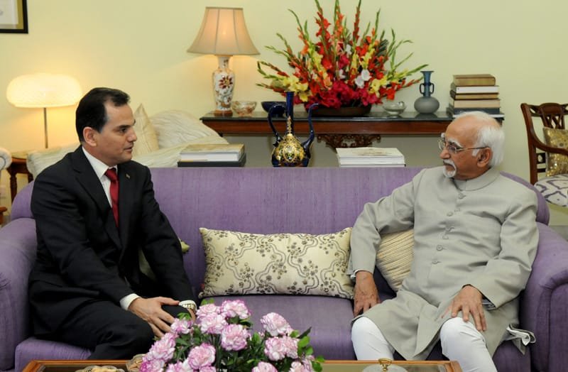 The Ambassador of Turkmenistan, Mr. Parakhat H. Durdyev meeting the...