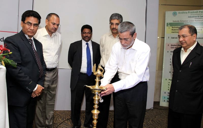 The Secretary, Ministry of Food Processing Industries, Shri Siraj Hussain...