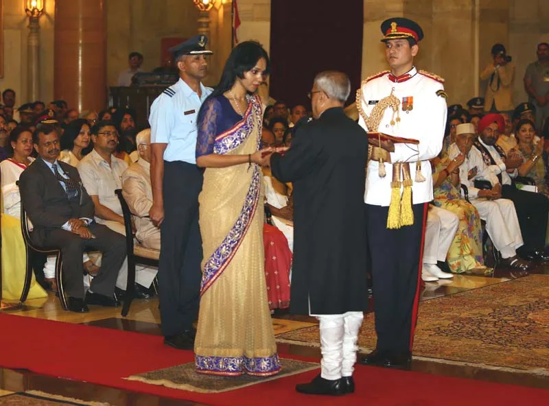 The President and Supreme Commander of the Indian Armed Forces…
