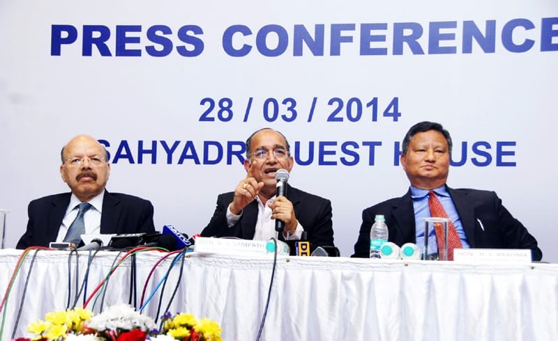 The Chief Election Commissioner, Shri V.S. Sampath alongwith the...