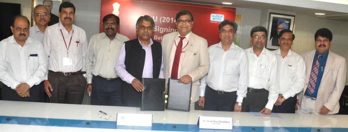MOU SIGNED BETWEEN NTPC AND MOP FOR FY 2014-15