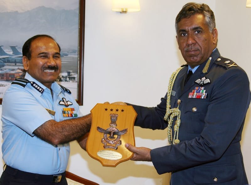 The Chief of the Air Staff, Air Chief Marshal Arup Raha presenting the…