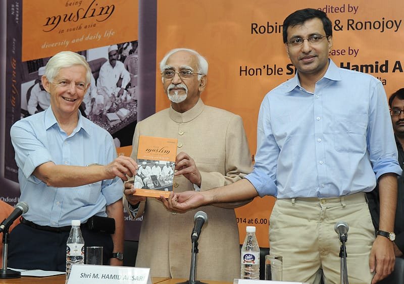 The Vice President, Shri Mohd. Hamid Ansari releasing the book titled…