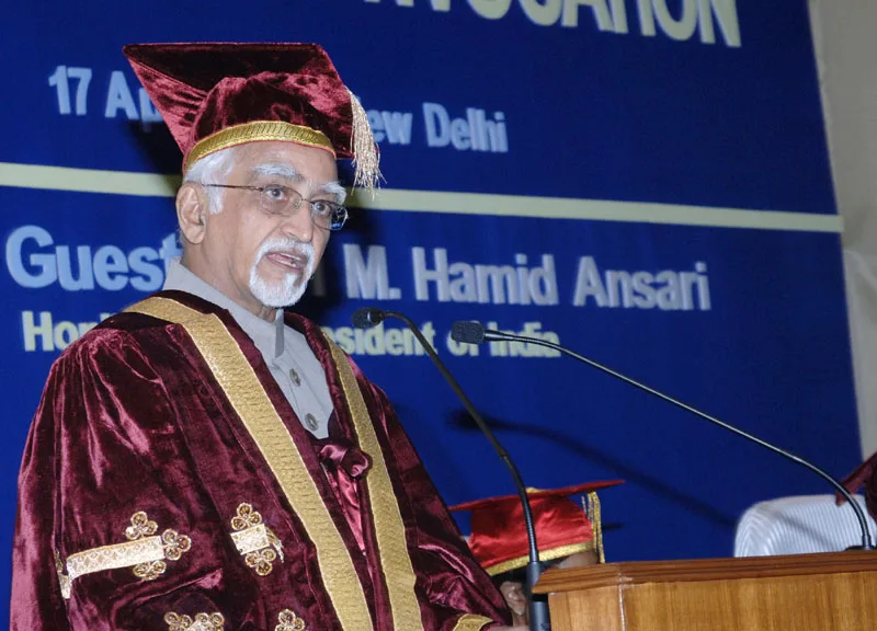 The Vice President, Shri Mohd. Hamid Ansari addressing at the…