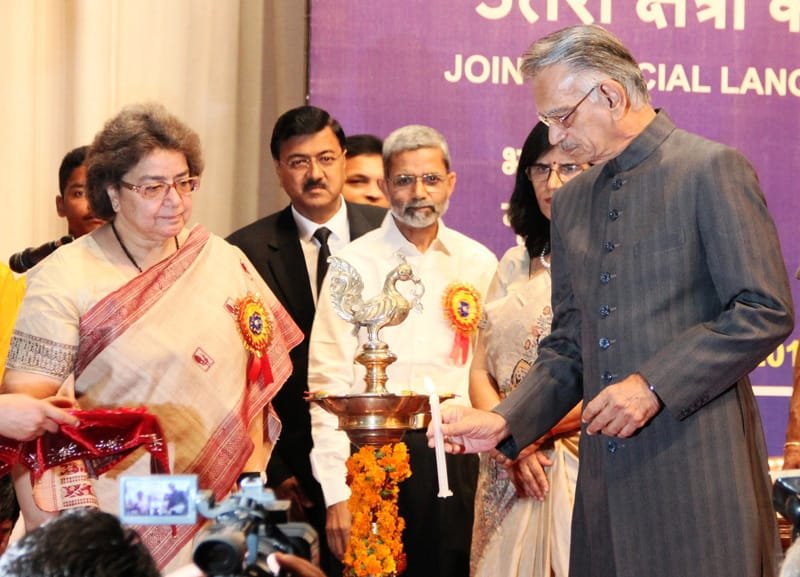 The Governor of Punjab, Shri Shivraj Patil lighting the lamp to inaugurate...