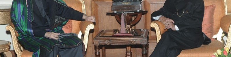 The President of the Islamic Republic of Afghanistan, Mr. Hamid Karzai meeting...