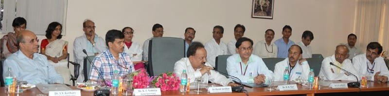 The Union Minister for Health and Family Welfare, Dr. Harsh Vardhan...