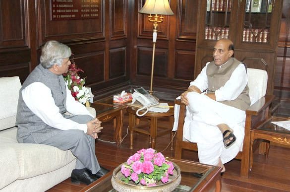 The Governor of Meghalaya, Dr. K.K. Paul calling on the Union Home Minister,…