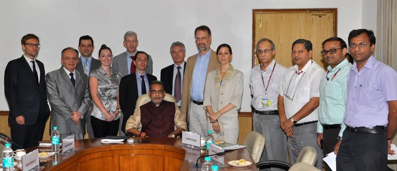 The Union Minister for Agriculture, Shri Radha Mohan Singh meets a …