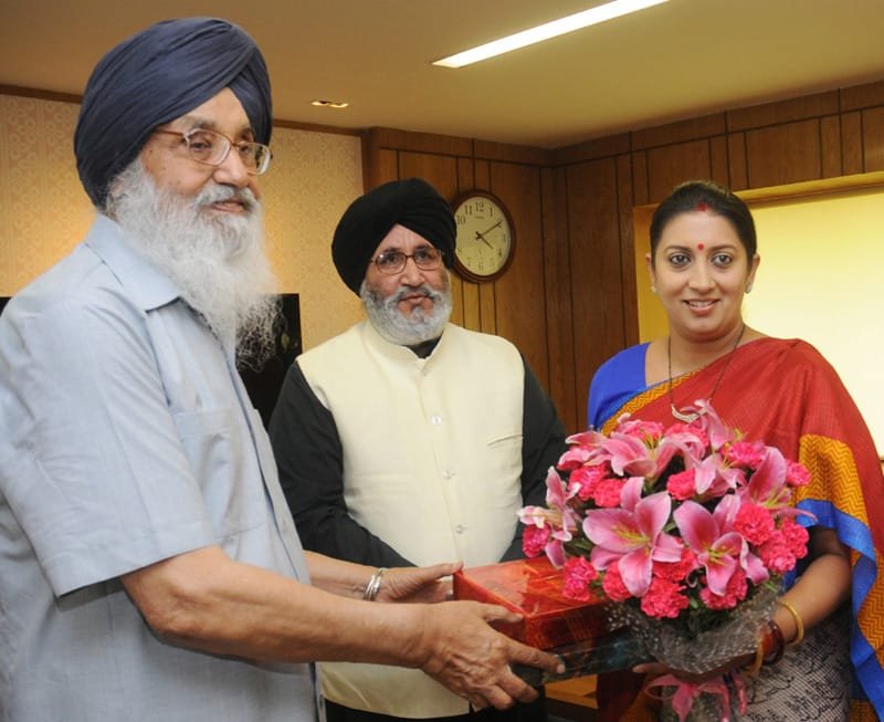 The Chief Minister of Punjab, Shri Parkash Singh Badal meeting the…