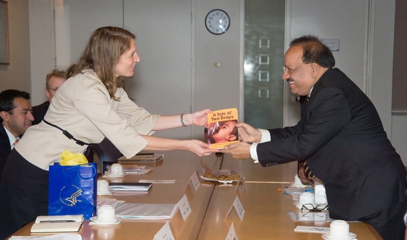 The Union Minister for Health and Family Welfare, Dr. Harsh Vardhan…