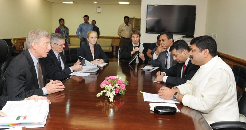 The US Deputy Secretary, Mr. Daniel Poneman meeting the Minister of…