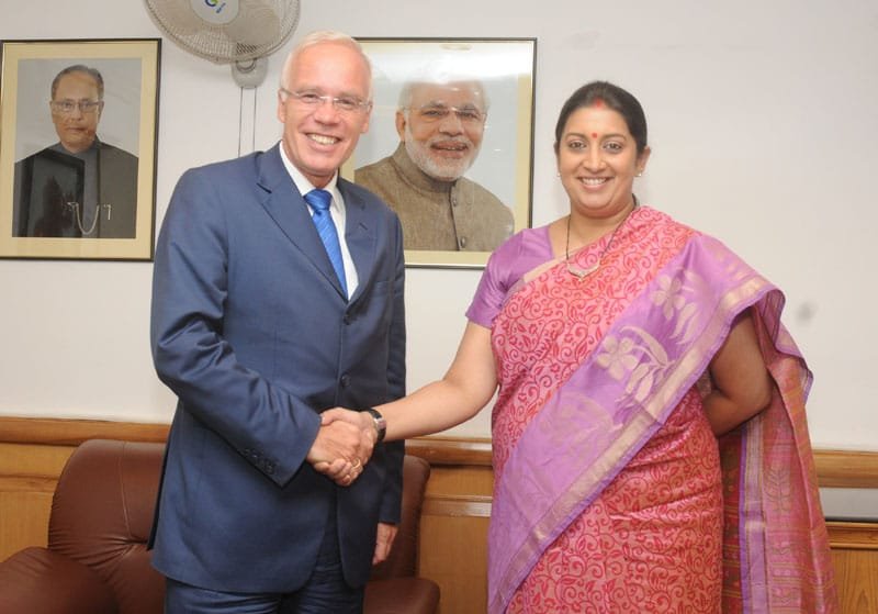 The Ambassador of Norway to India, Mr. Eivind S. Homme calling on…