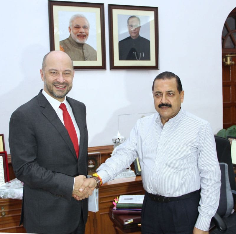 The Ambassador of France to India, Mr. Francois Richier calling on the …