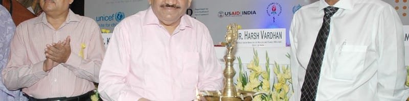 The Union Minister for Health and Family Welfare, Dr. Harsh Vardhan...