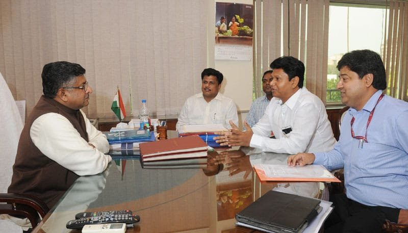 The Minister for Information Technology and Energy, Odisha, Shri Pranab Prakash Das..