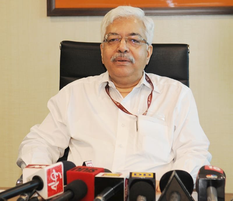 The Chairman, CBDT, Shri R.K. Tiwari addressing the press conference…