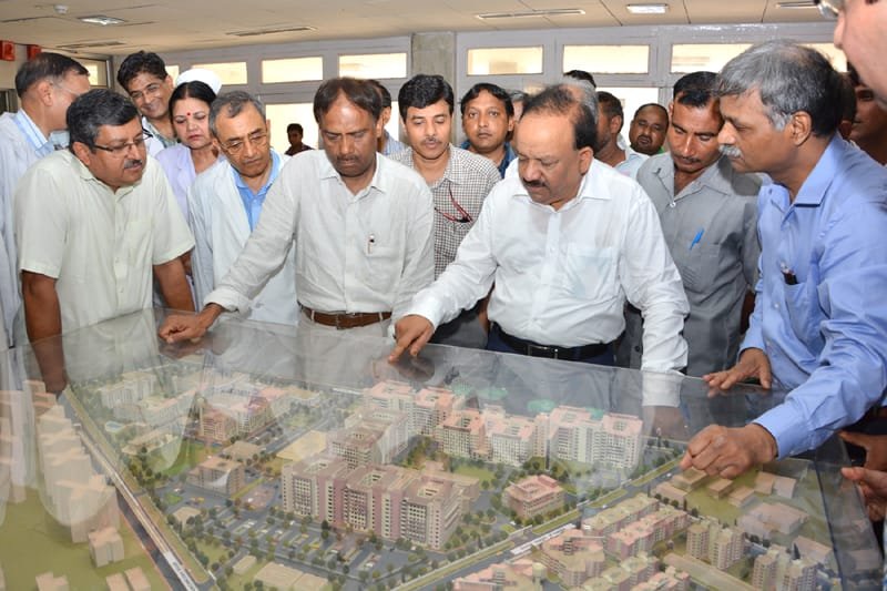 The Union Minister for Health and Family Welfare, Dr. Harsh Vardhan visiting…