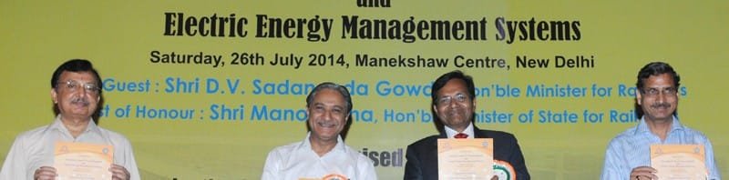The Member Electrical, Railway Board, Shri Kul Bhushan releasing the...