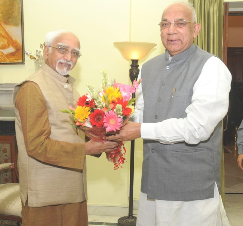 The Governor of Haryana, Shri Kaptan Singh Solanki calling on the…