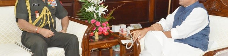 The Chief of Army Staff, General Bikram Singh calling on the ...