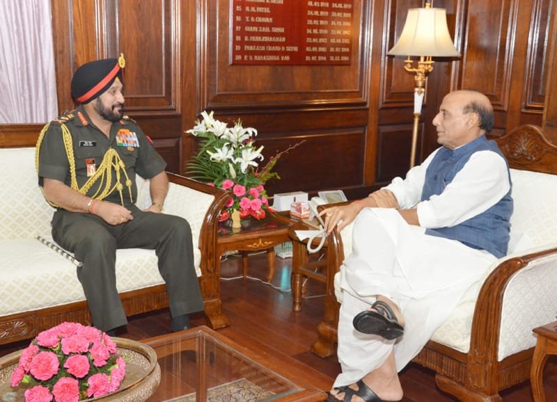 The Chief of Army Staff, General Bikram Singh calling on the …