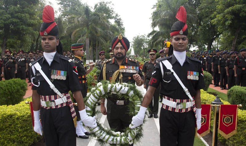 The Chief of Army Staff, General Bikram Singh at ‘Veer Smriti’,…