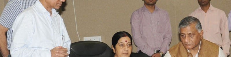 The Union Minister for External Affairs and Overseas Indian Affairs, Smt. Sushma..