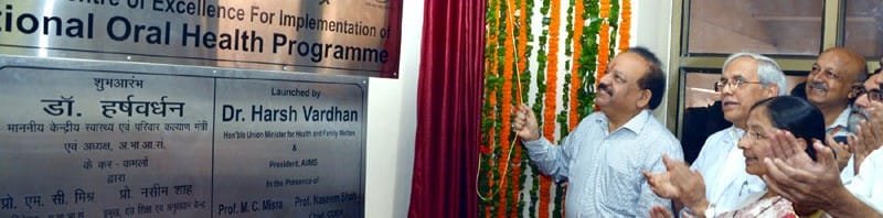 The Union Minister for Health and Family Welfare, Dr. Harsh Vardhan...