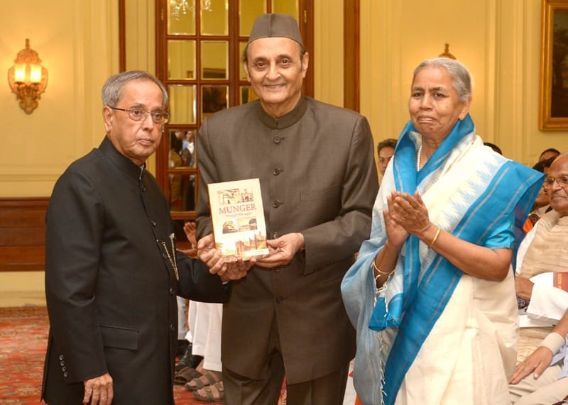 The President, Shri Pranab Mukherjee receiving the first copy of…