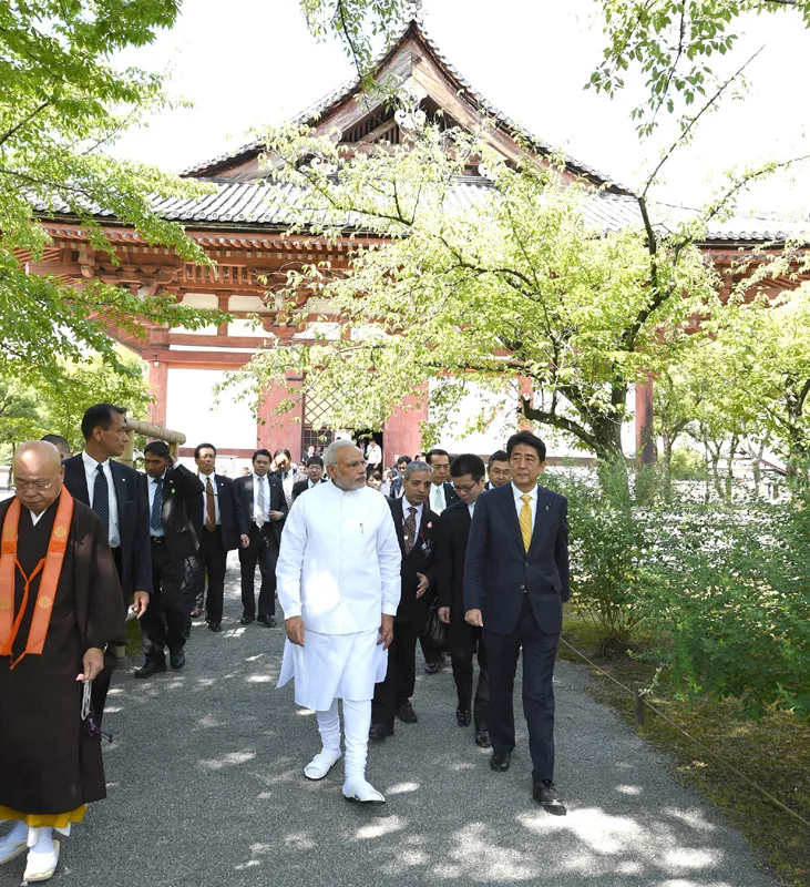 The Prime Minister, Shri Narendra Modi and the Prime Minister of Japan,…