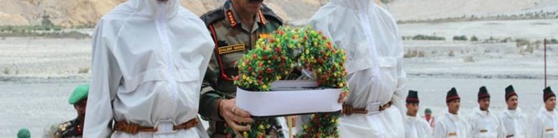 The Chief of Army Staff, General Dalbir Singh paid tribute to the brave soldiers...